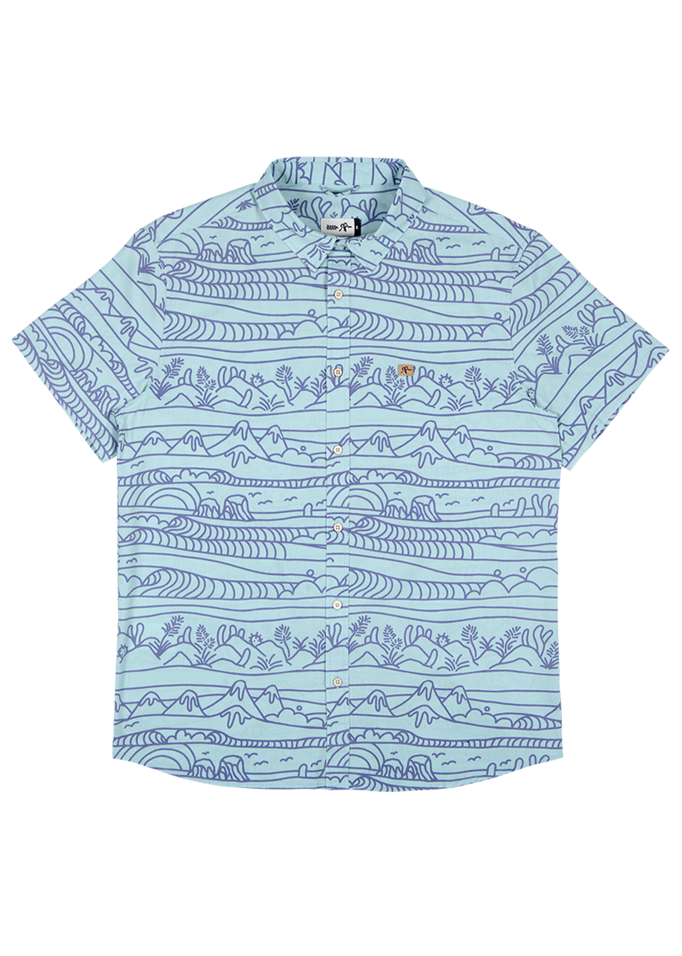 Camisa Cotton Line Teal