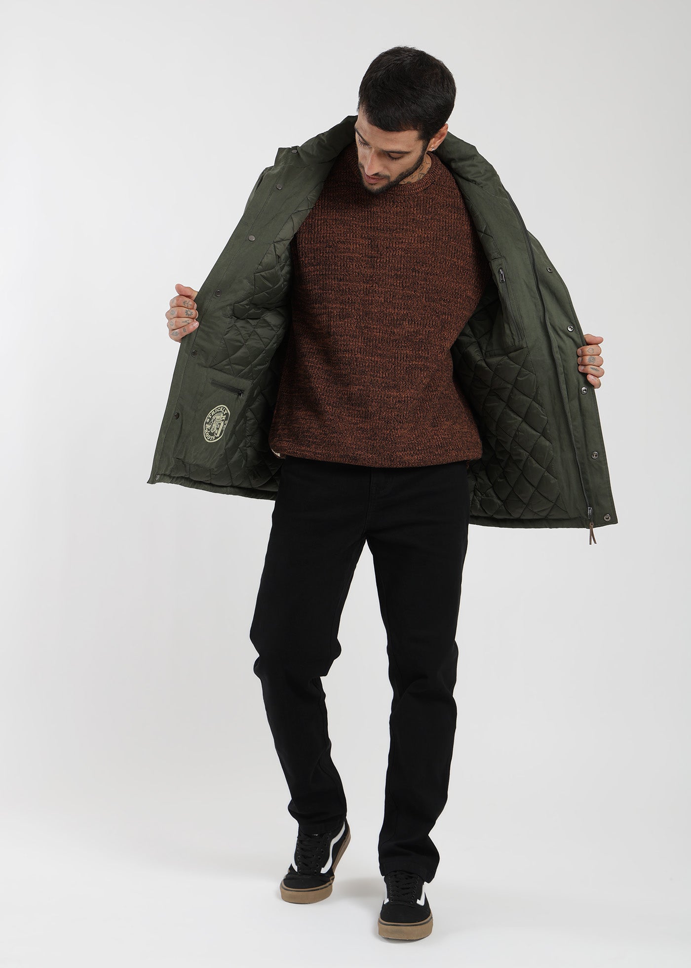 Chaqueta Clásica New Tribe Hombre - Verde Oscuro