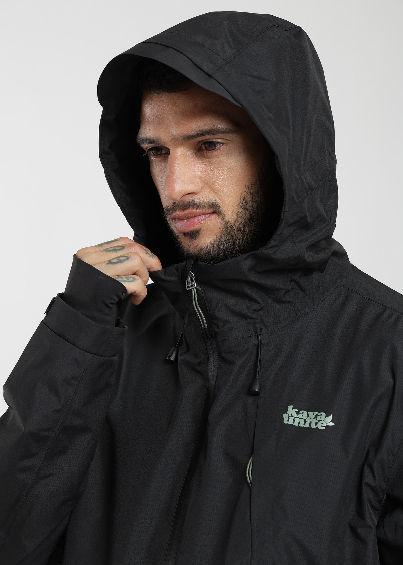 Chaqueta Cortaviento Nortazo Hombre Negro #Color_Negro