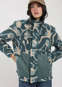 Chiporro Diseño Mix Fabric Mujer - Verde