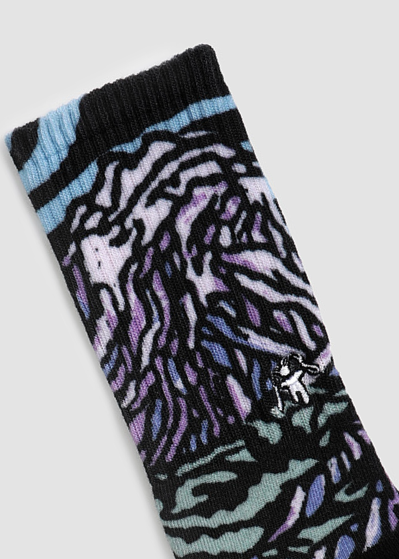 Calcetines Largos Diseño Print Las Peinetas - Negro