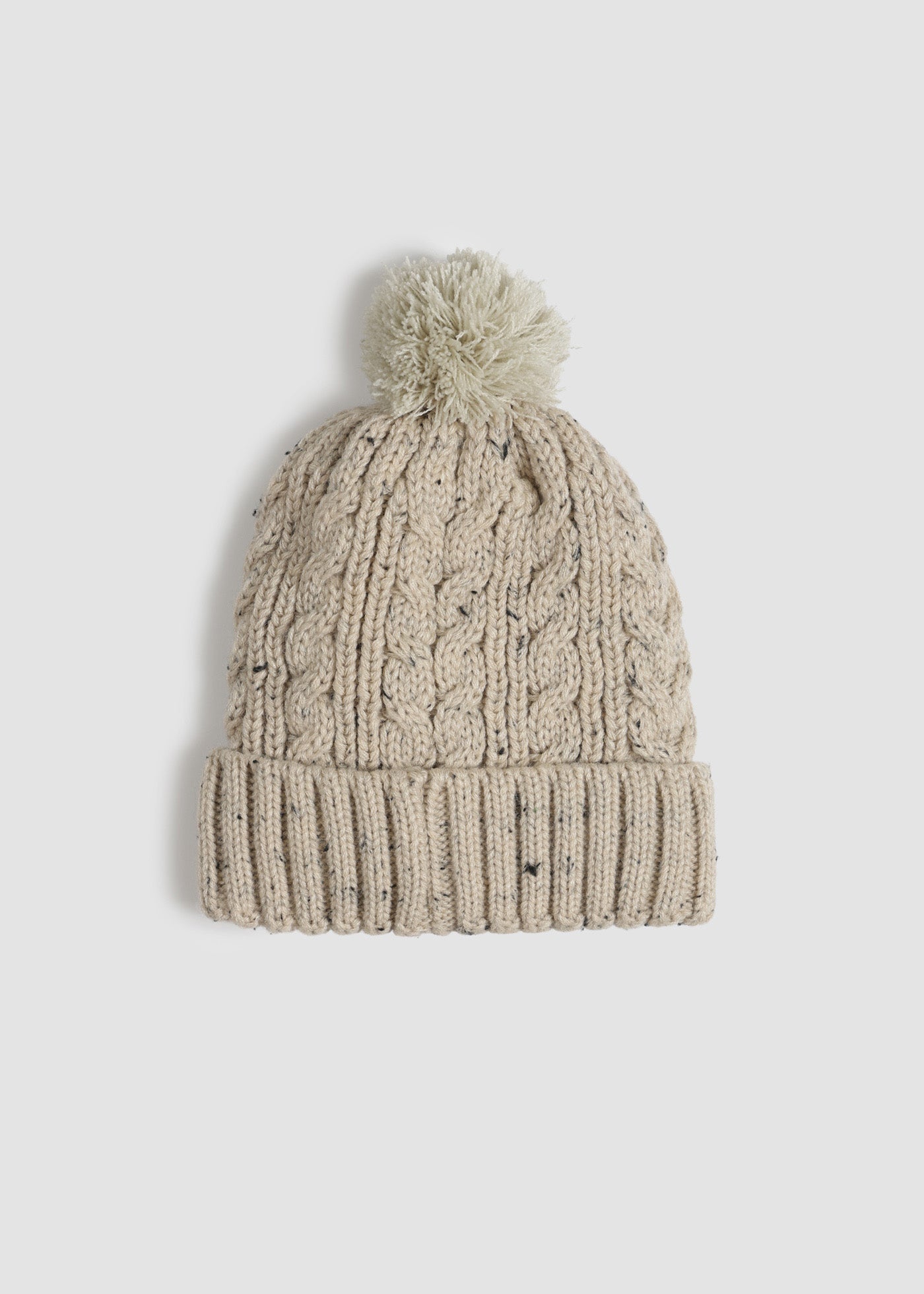 Gorro Beanie Snow Melange - Blanco
