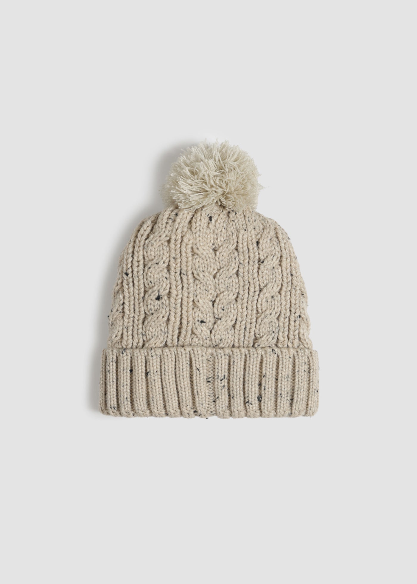 Gorro Beanie Snow Melange Niños - Blanco