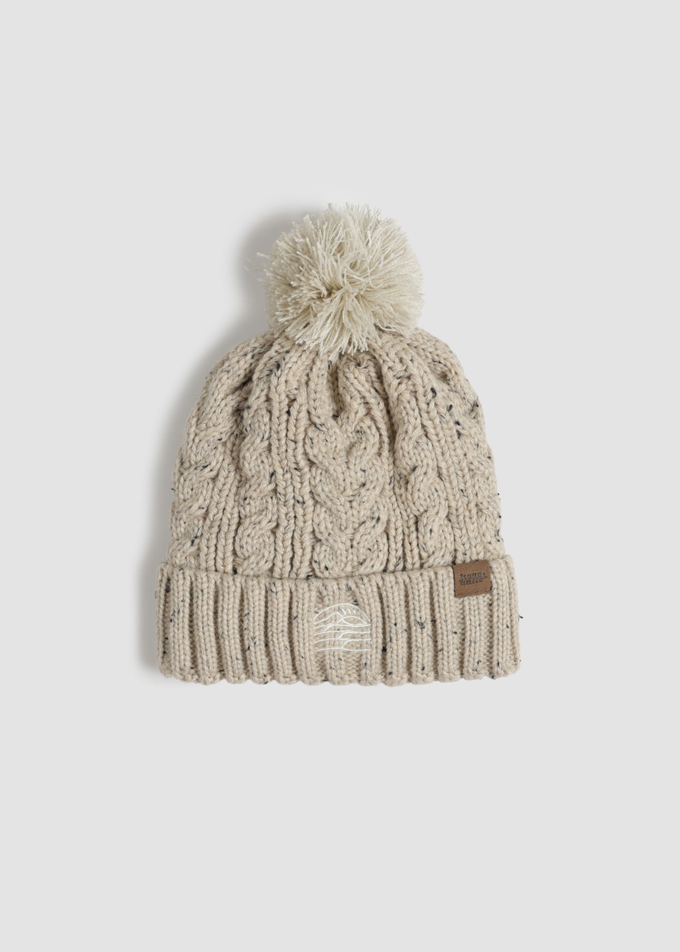 Gorro Beanie Snow Melange Niños - Blanco
