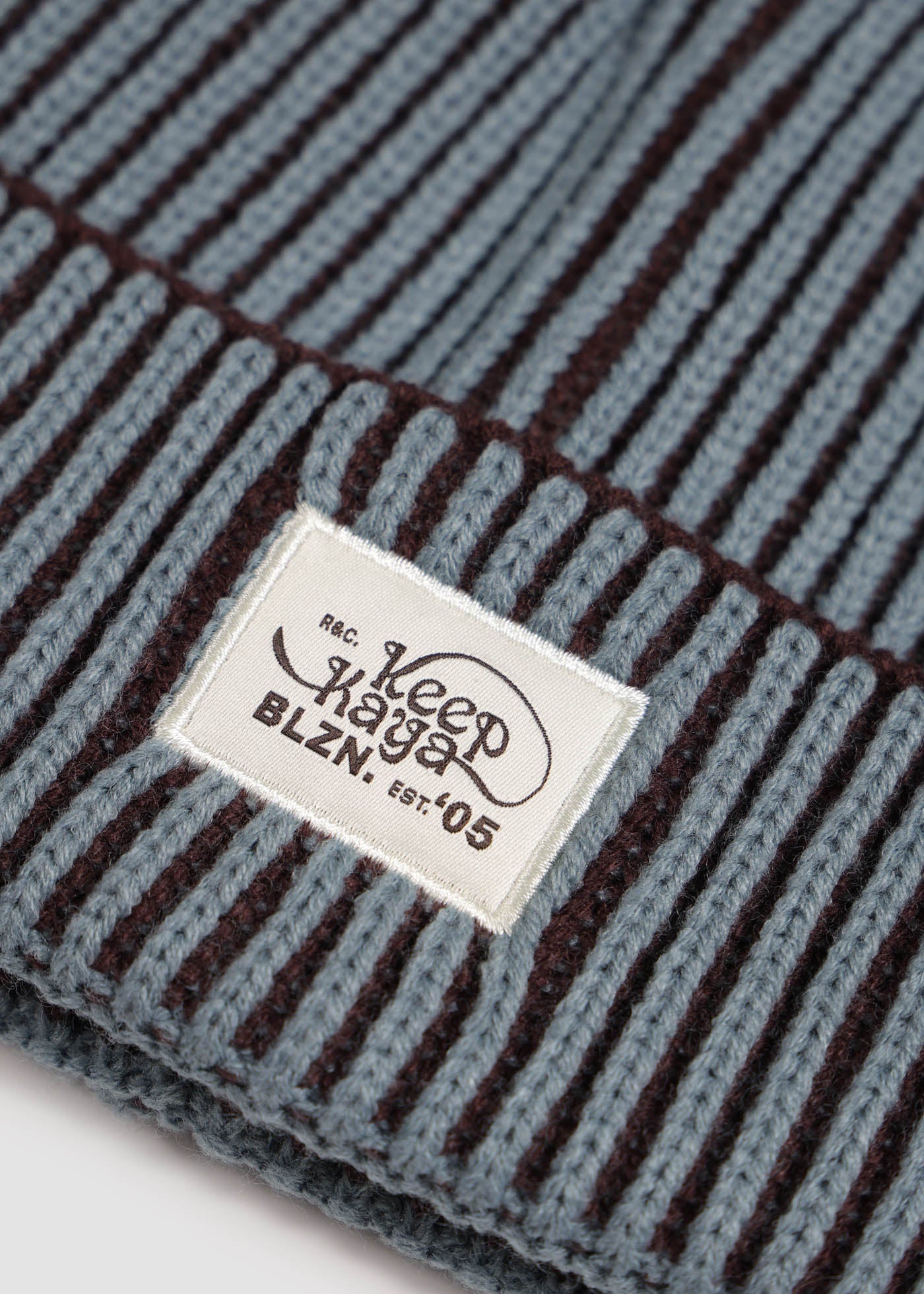 Gorro Beanie Stripes Niños - Burdeo