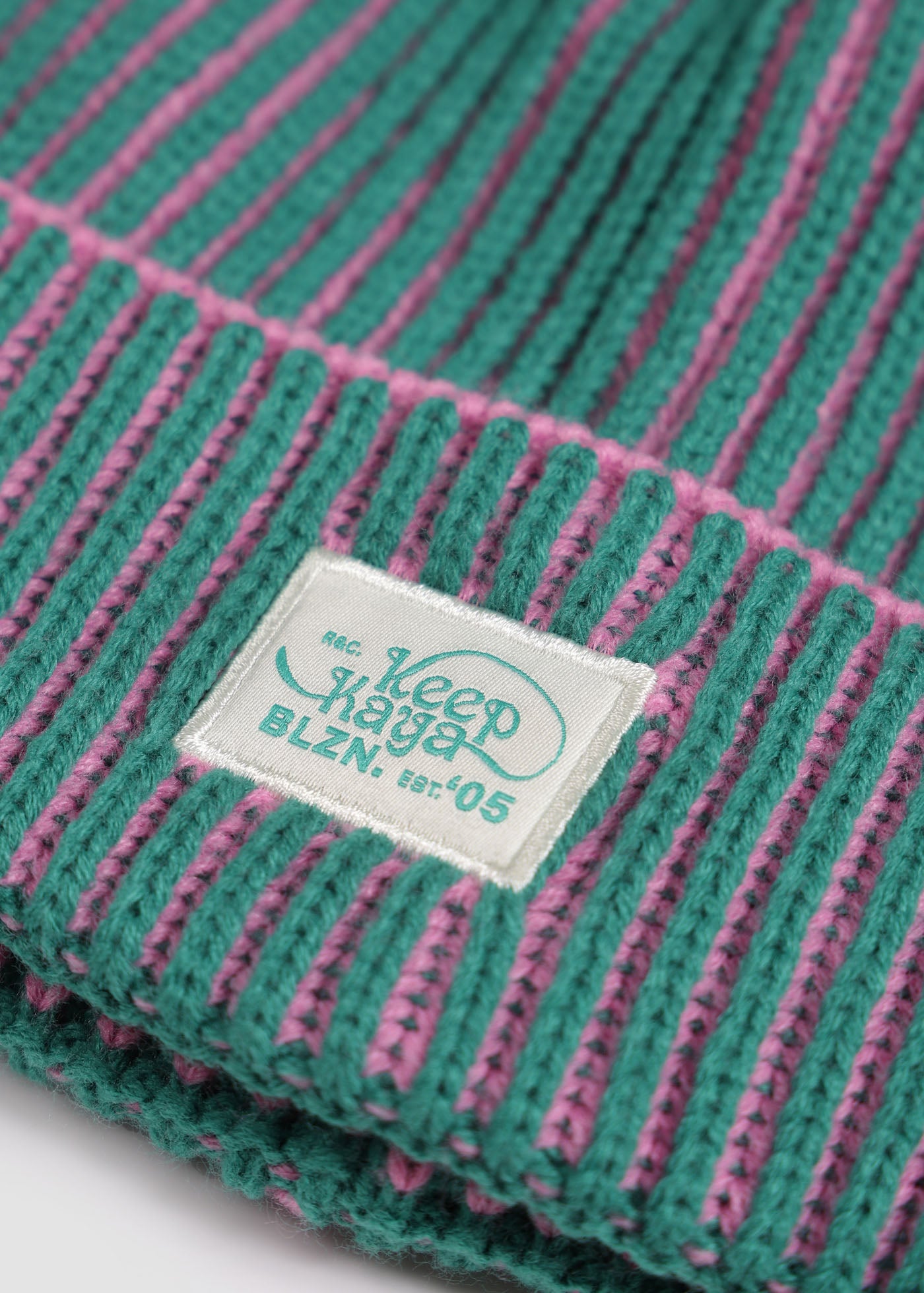 Gorro Beanie Stripes - Teal