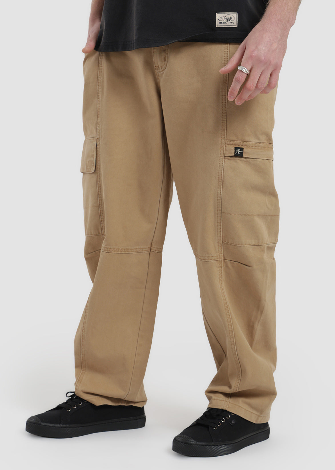 Pantalón Baggy Hombre - Café