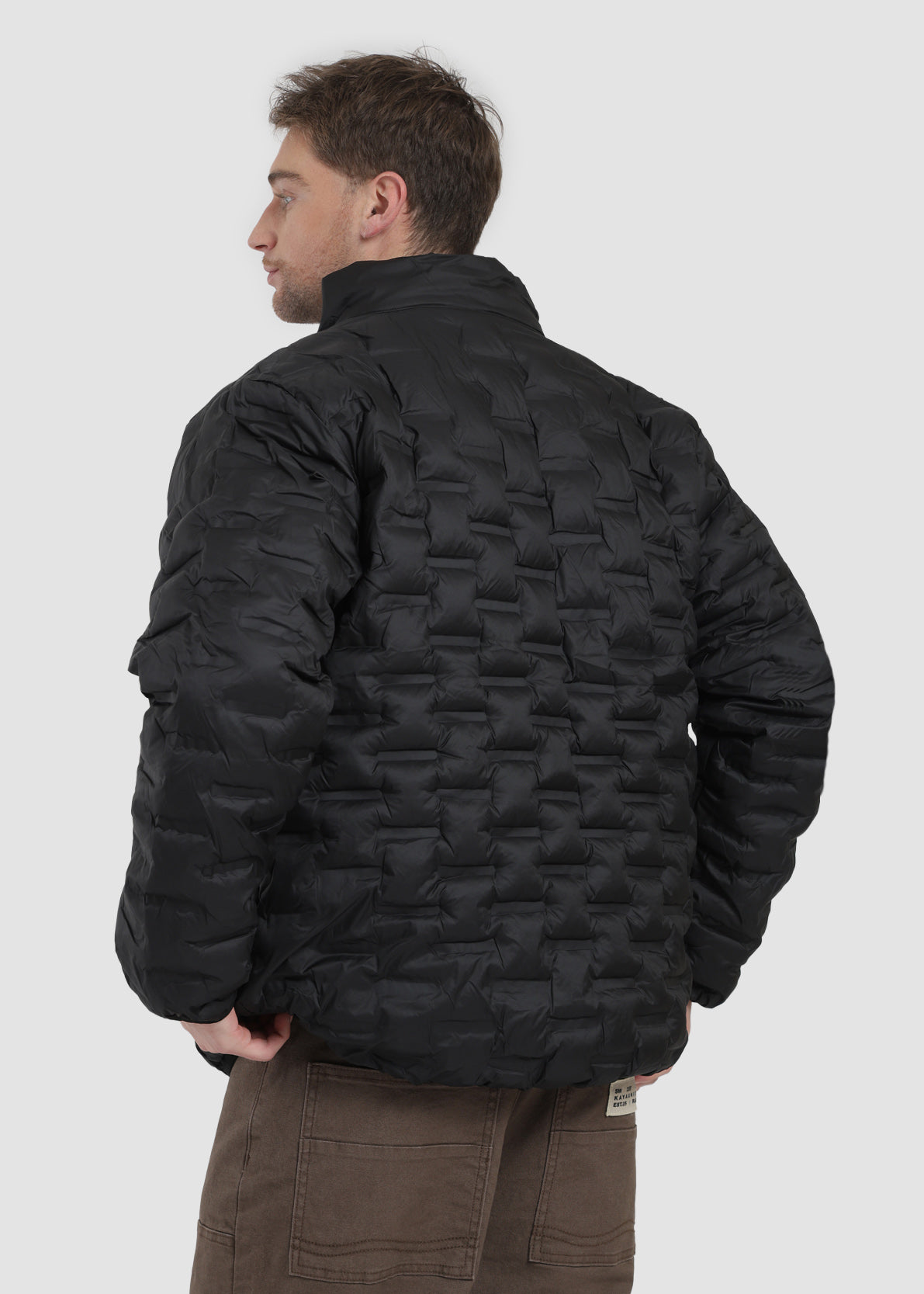 Parka Solid Hombre - Negro