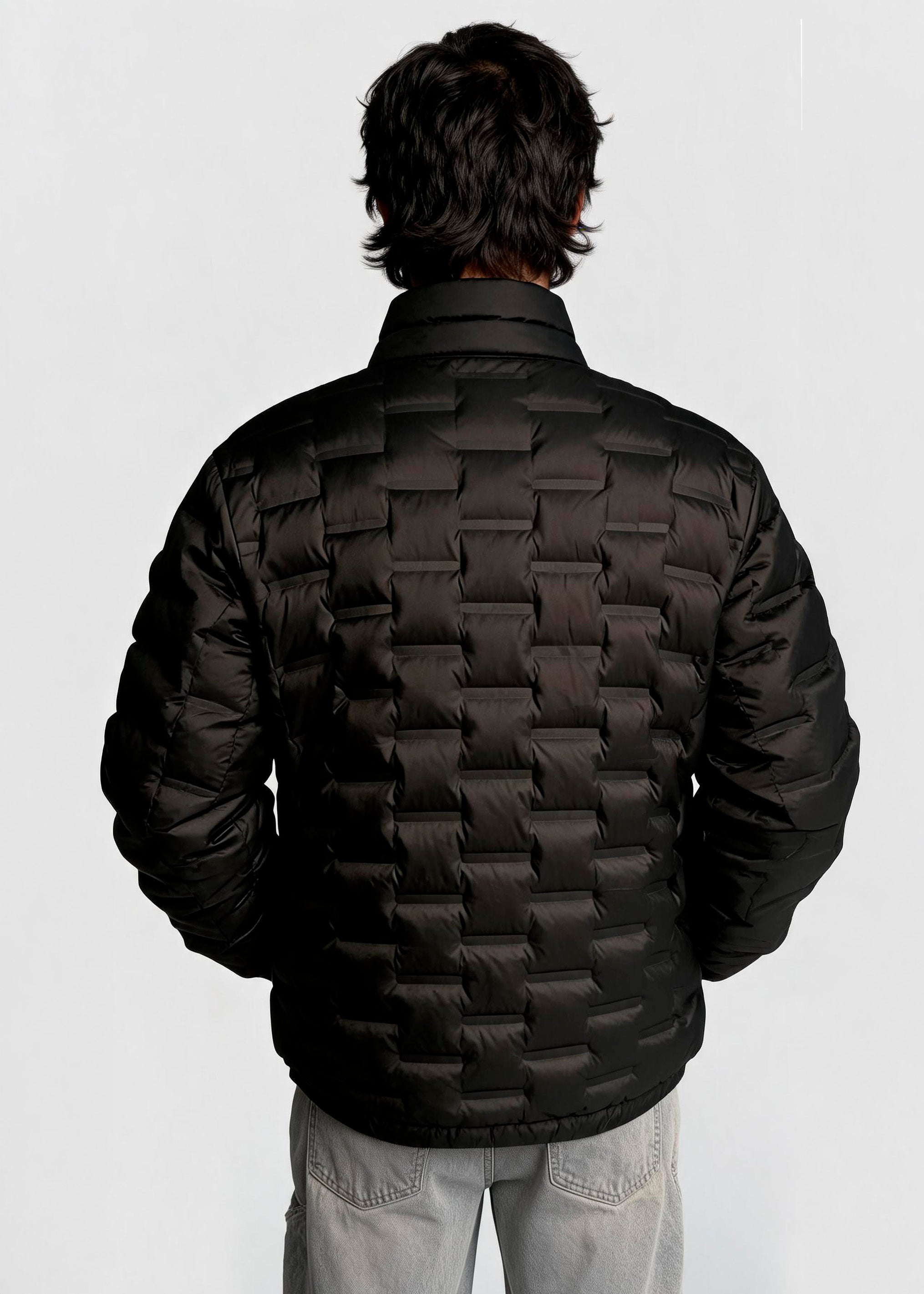 Parka Solid Hombre - Negro