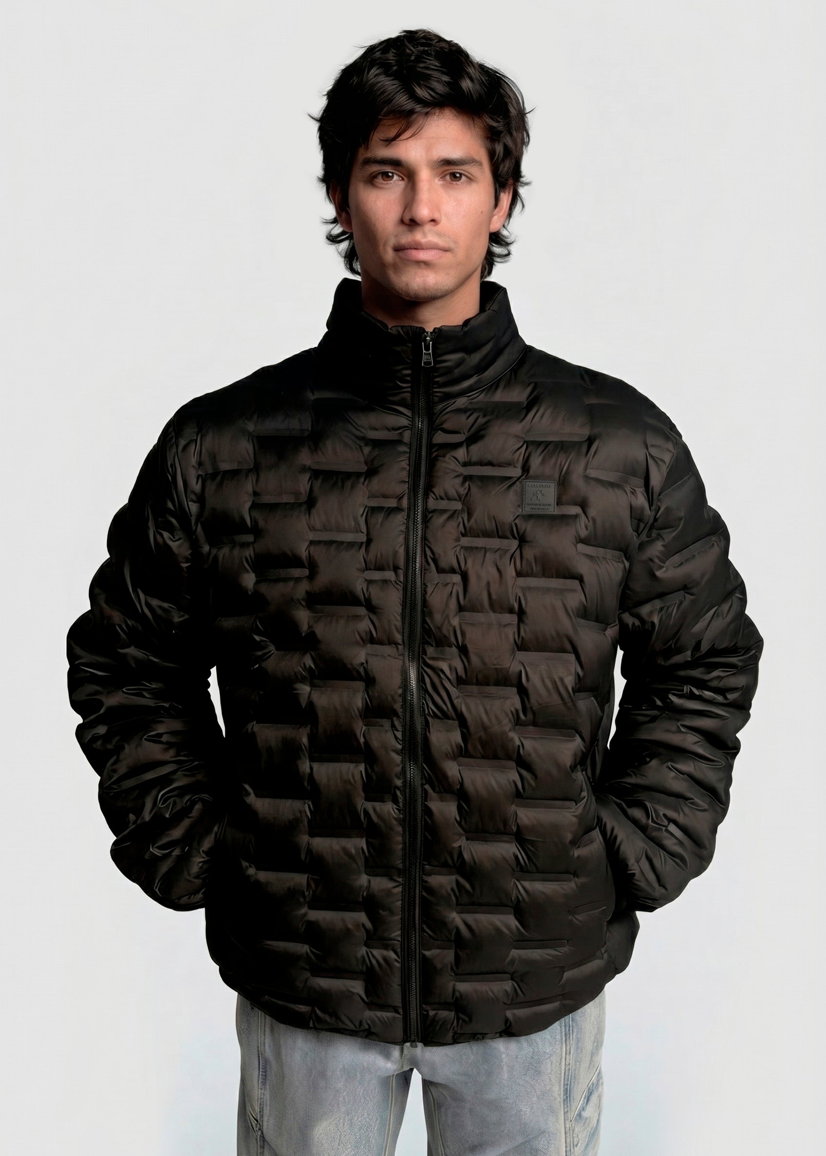 parka solid negra 