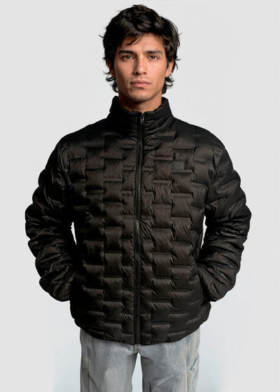Parka Solid Hombre - Negro