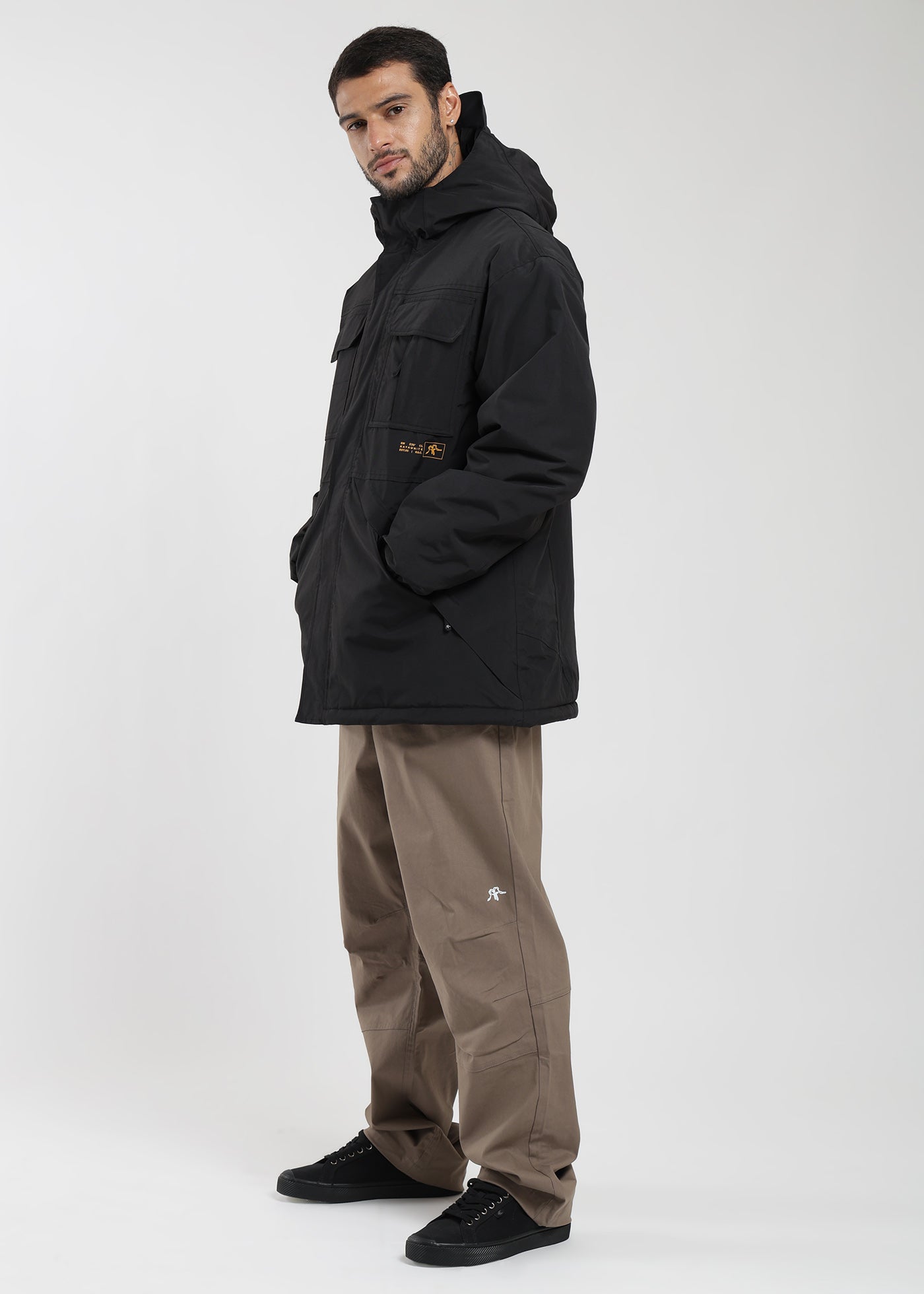 Parka Volcano Hombre - Negro