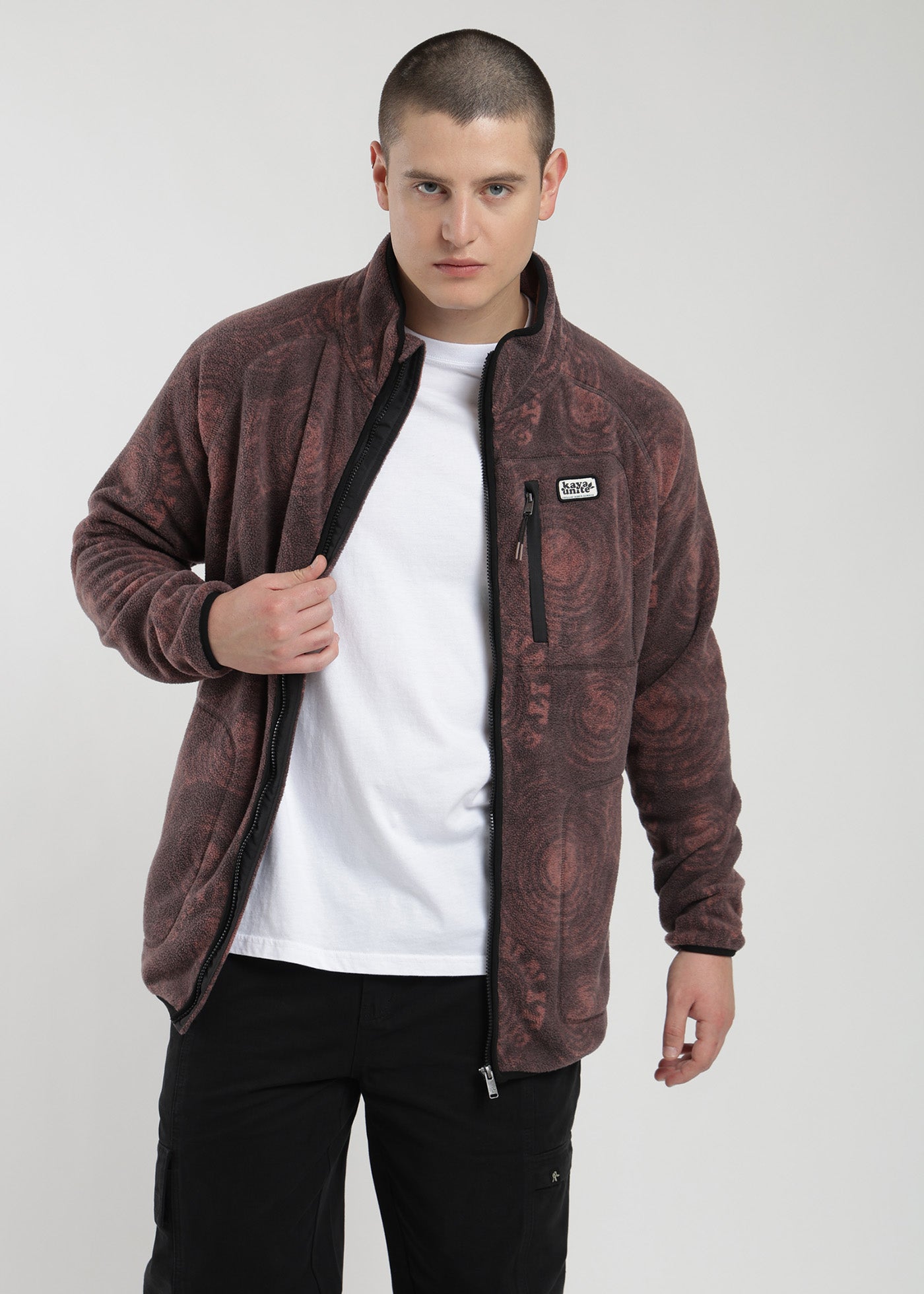 Polar Con Cierre Print Hombre