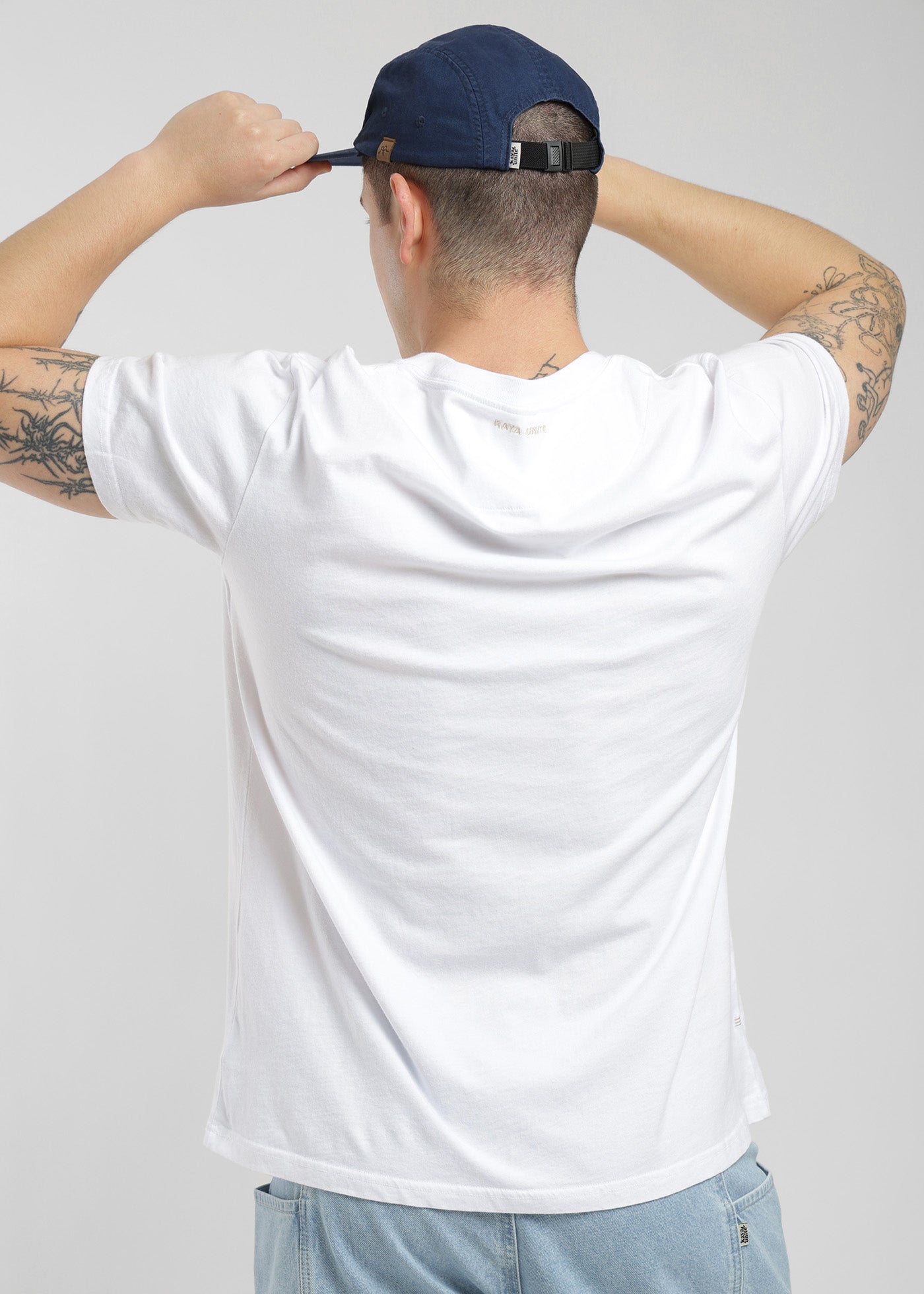 Polera Clásica Algodón Classy Hombre Lavender #Color_Blanco