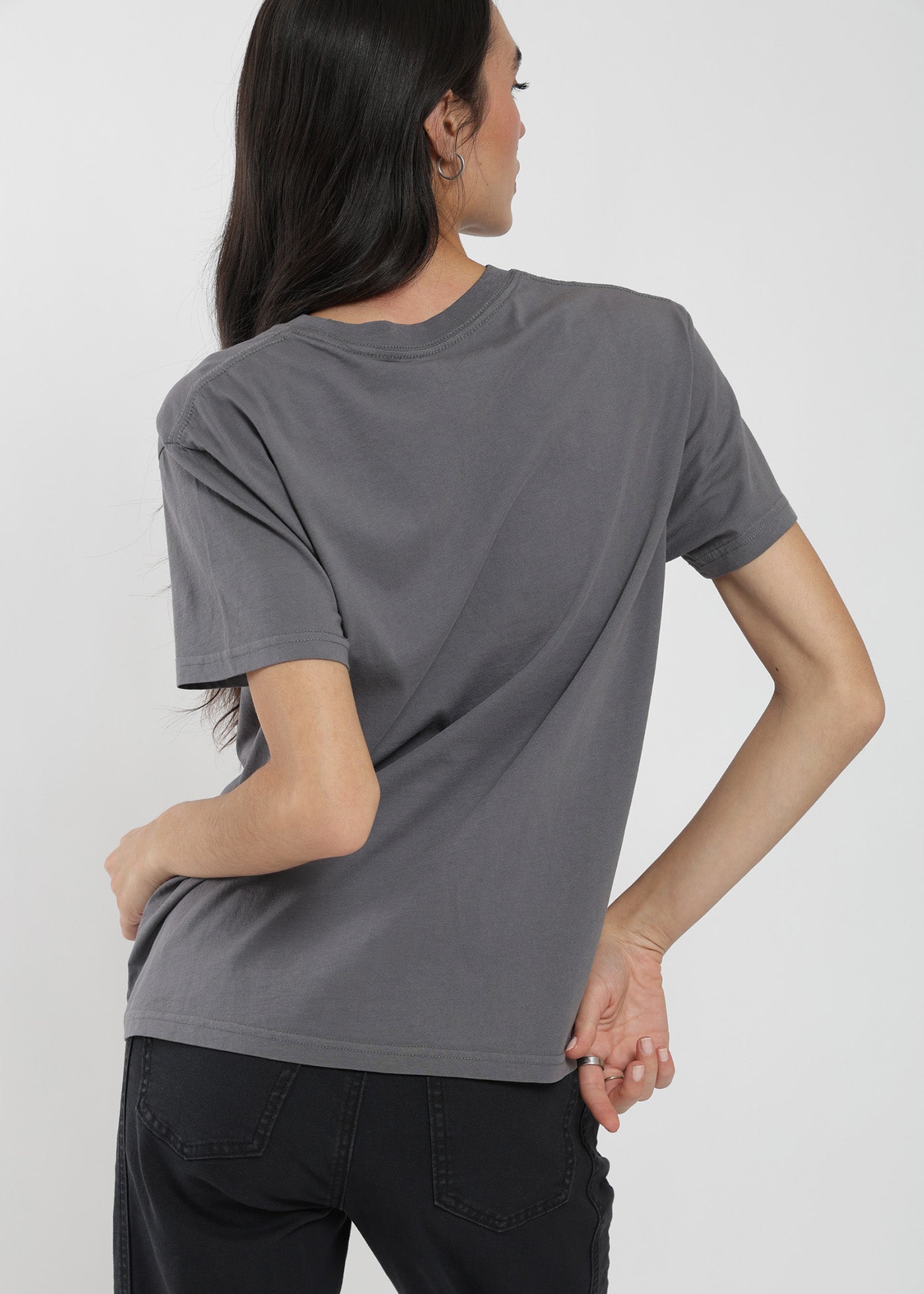 Polera Diseño Algodón Print Rooty Mujer - Gris Light Gray