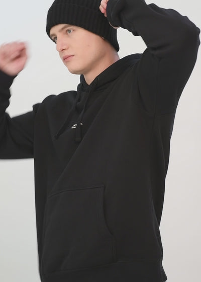Polerón Hoodie Kaya Hombre - Negro