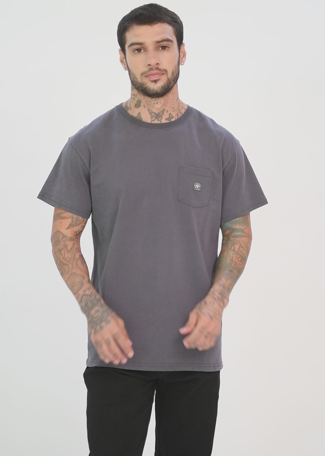 Polera Clásica Daily Hombre Dark Slate Gray #Color_Azul