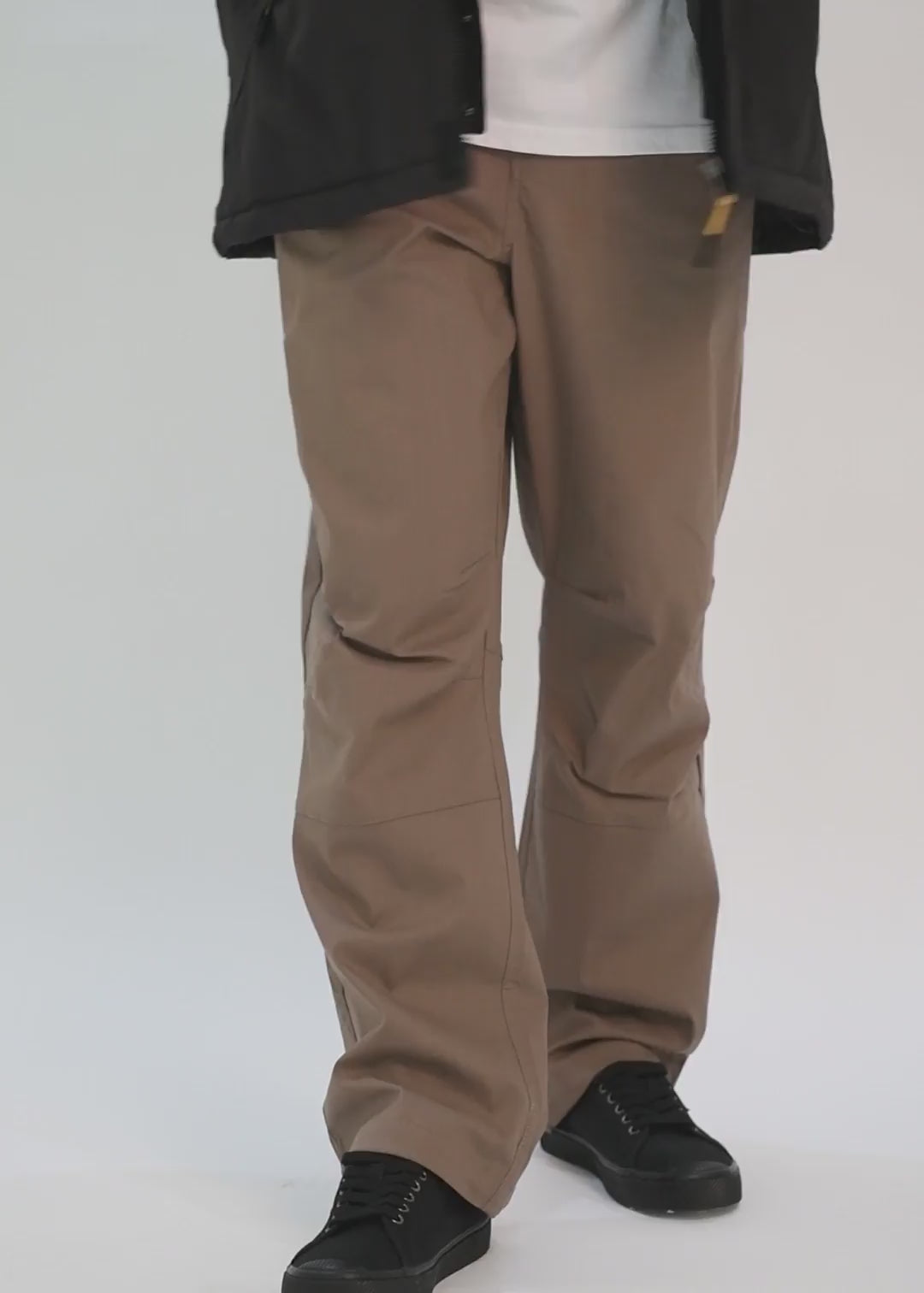 Pantalón Recto Nylon Yaka Relaxed Hombre Lavender #Color_Café