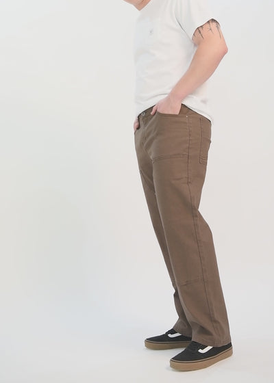 Pantalón Recto Farmer Daily Hombre - Café