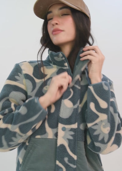 Chiporro Diseño Mix Fabric Mujer - Verde