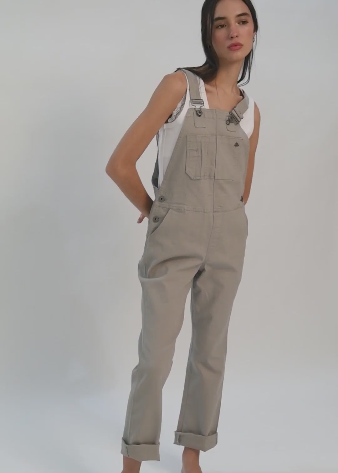 Jardinera Canvas Flex Mujer Lavender #Color_Taupe