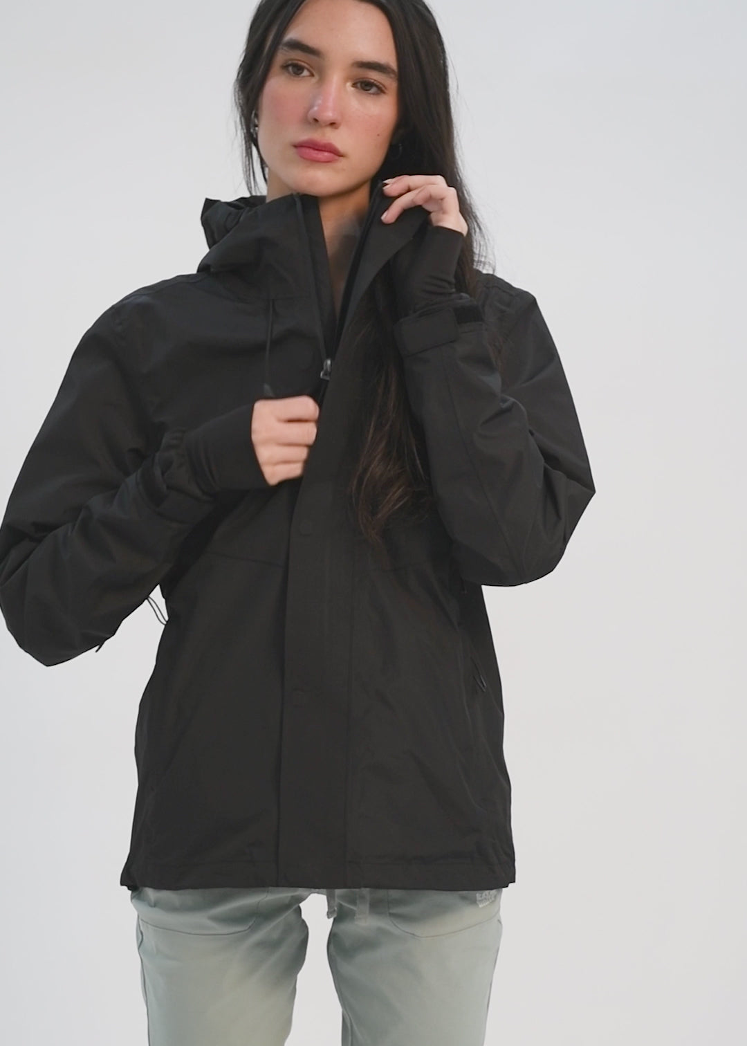 Chaqueta Cortaviento Nortazo Mujer - Negro