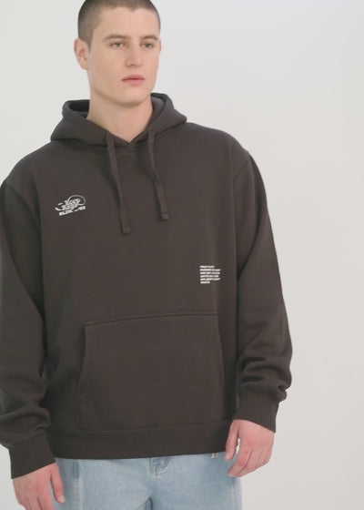 Polerón Hoodie Graphic Hombre - Negro
