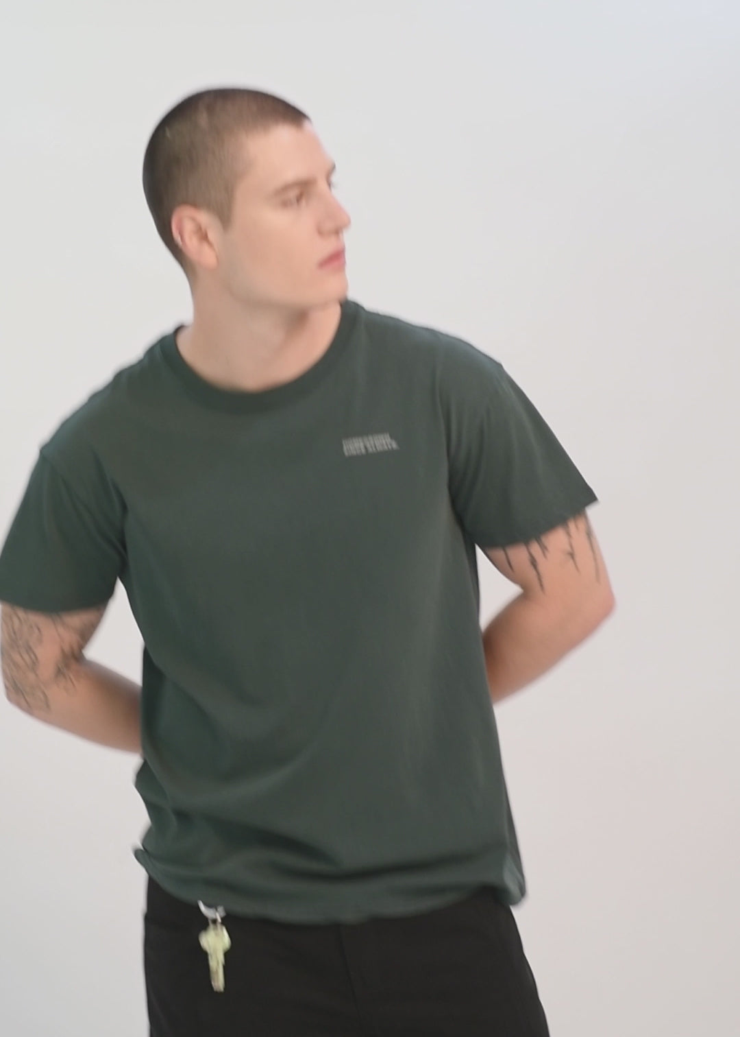 Polera Clásica Algodón Classy Hombre Dark Slate Gray #Color_Azulino