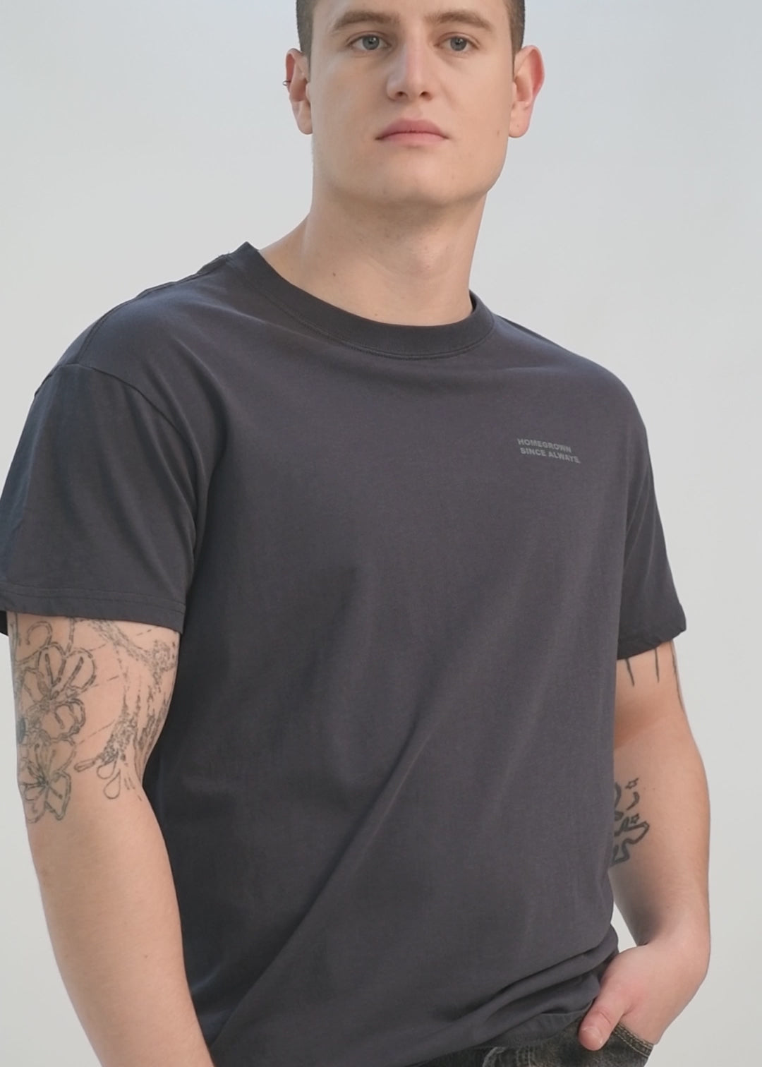 Polera Clásica Algodón Classy Hombre Dark Slate Gray #Color_Navy