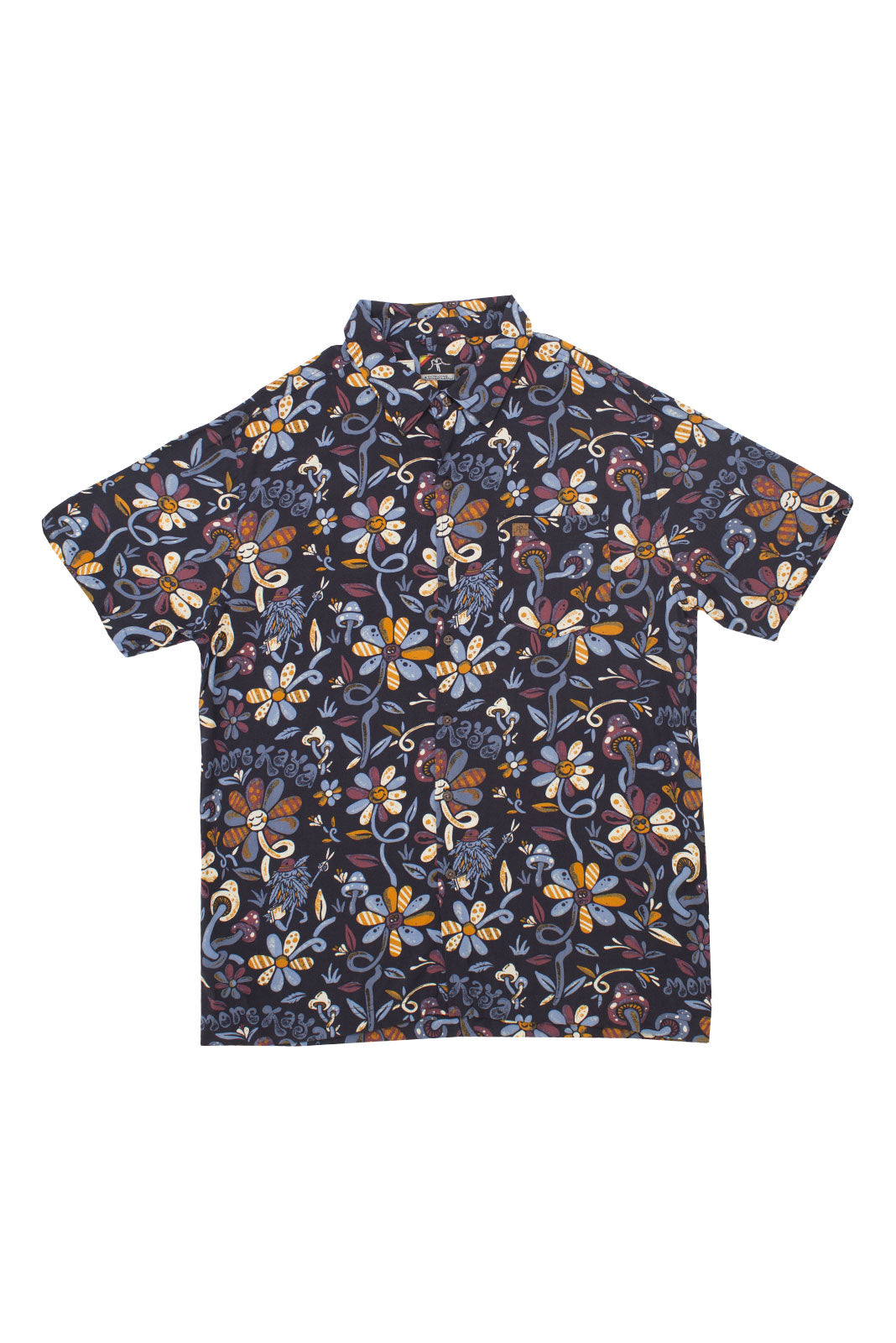 Shirt Full Print Garden Blue