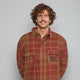 Camisa Shaggy Franela Check Brown