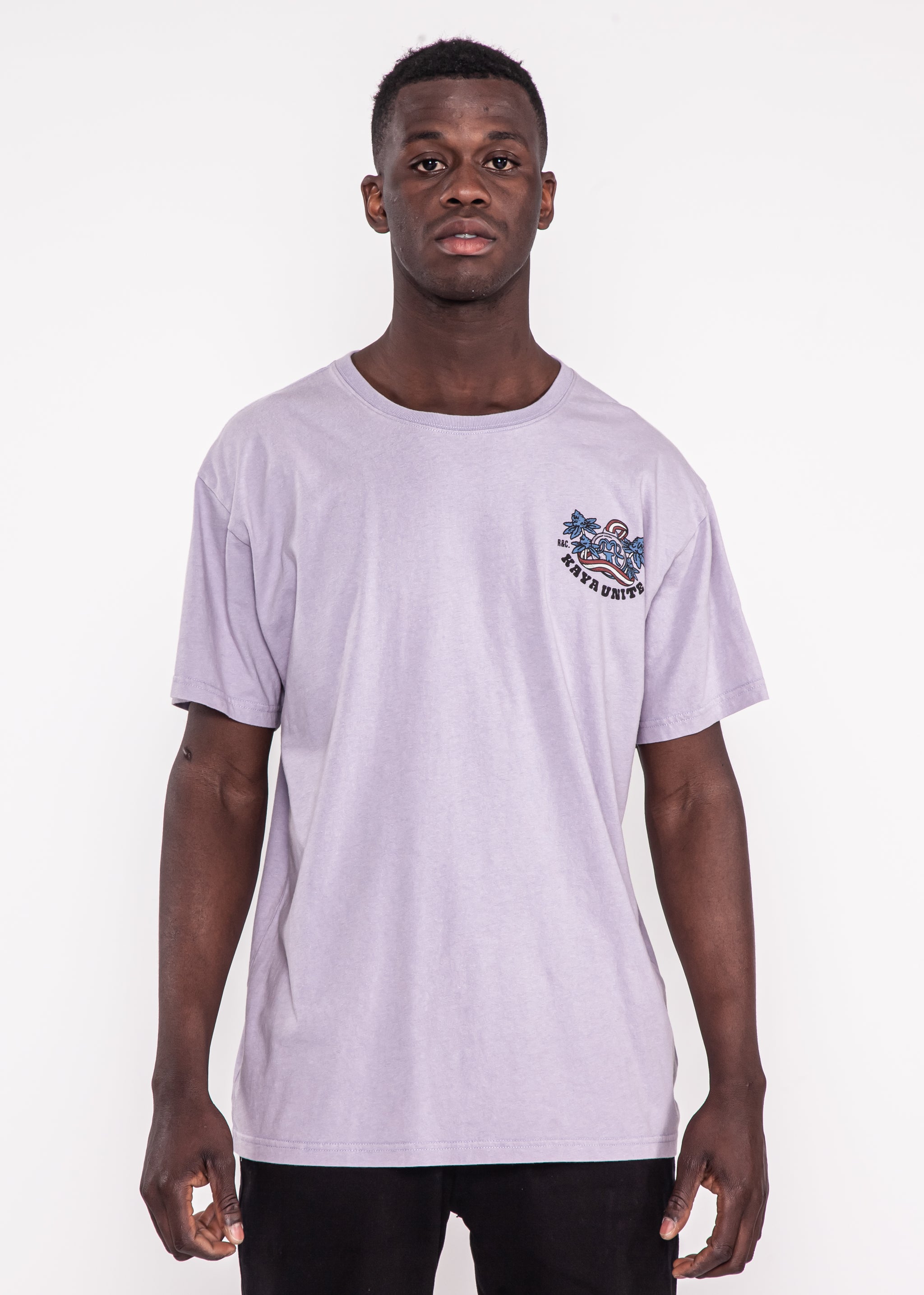 Polera Diseño Algodón Prix Hombre - Lila