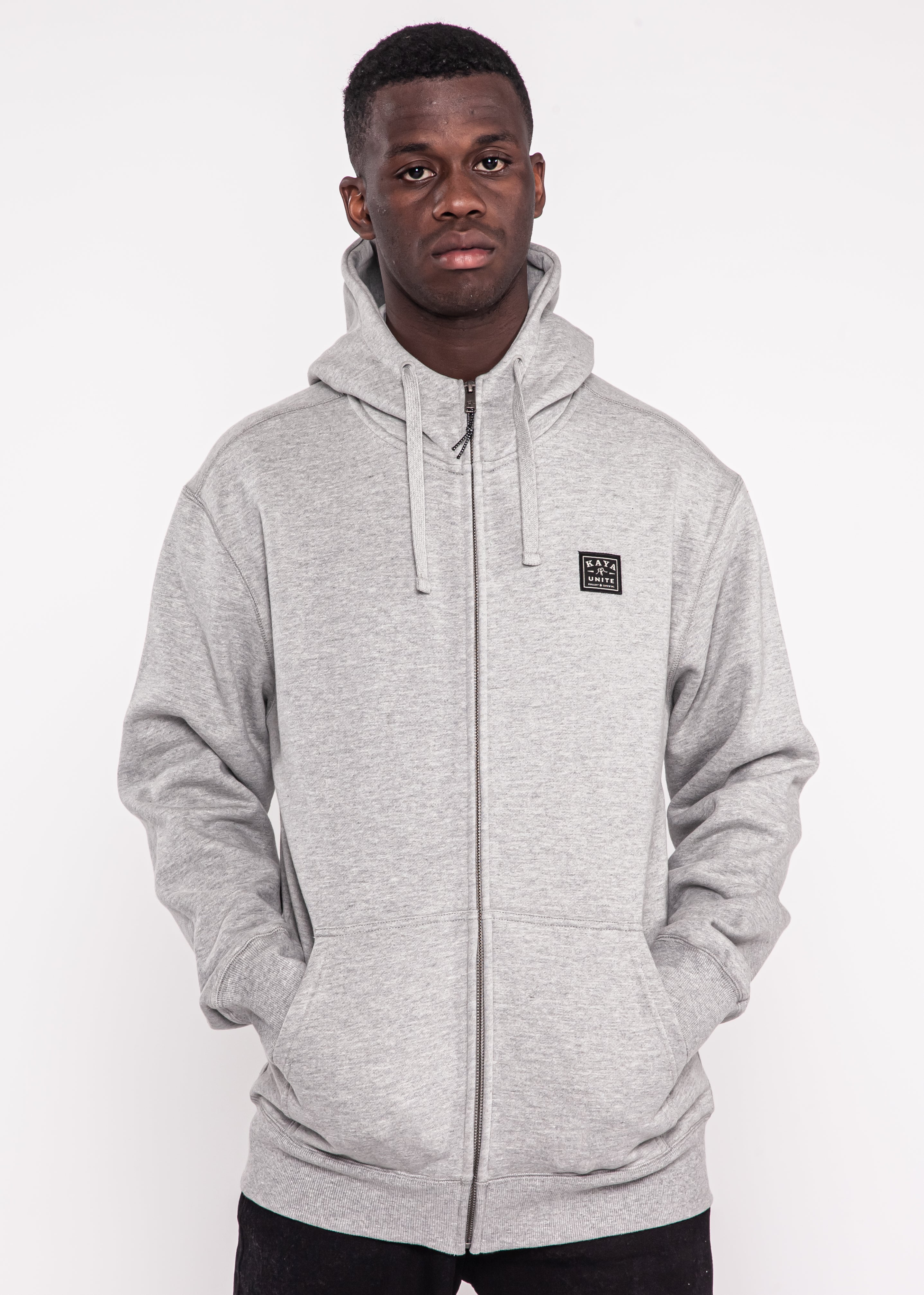 Full Zip Classic Grey Melange