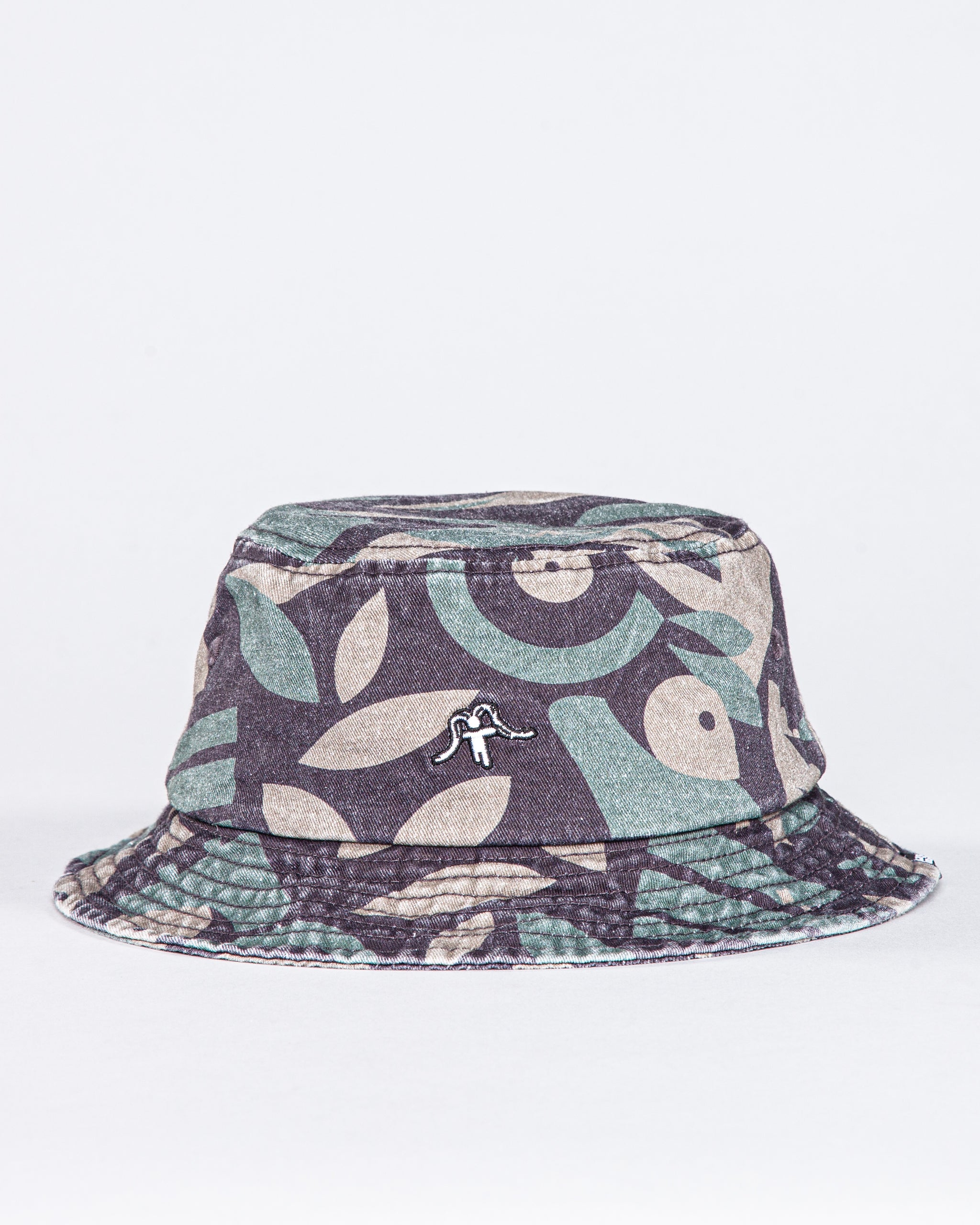Gorro Bucket Algodón Fauna - Oliva