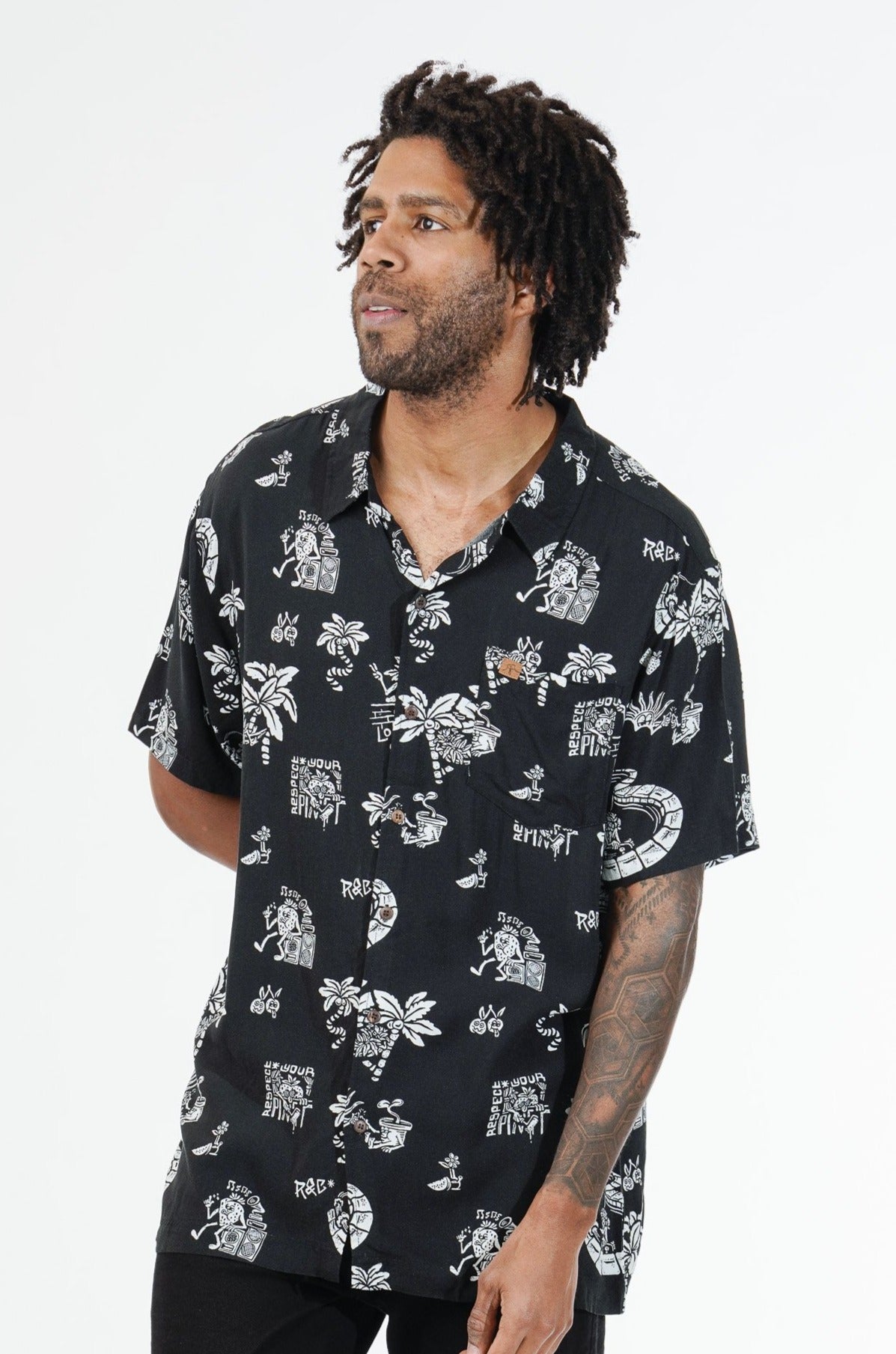 Shirt Guayabera Locals Black