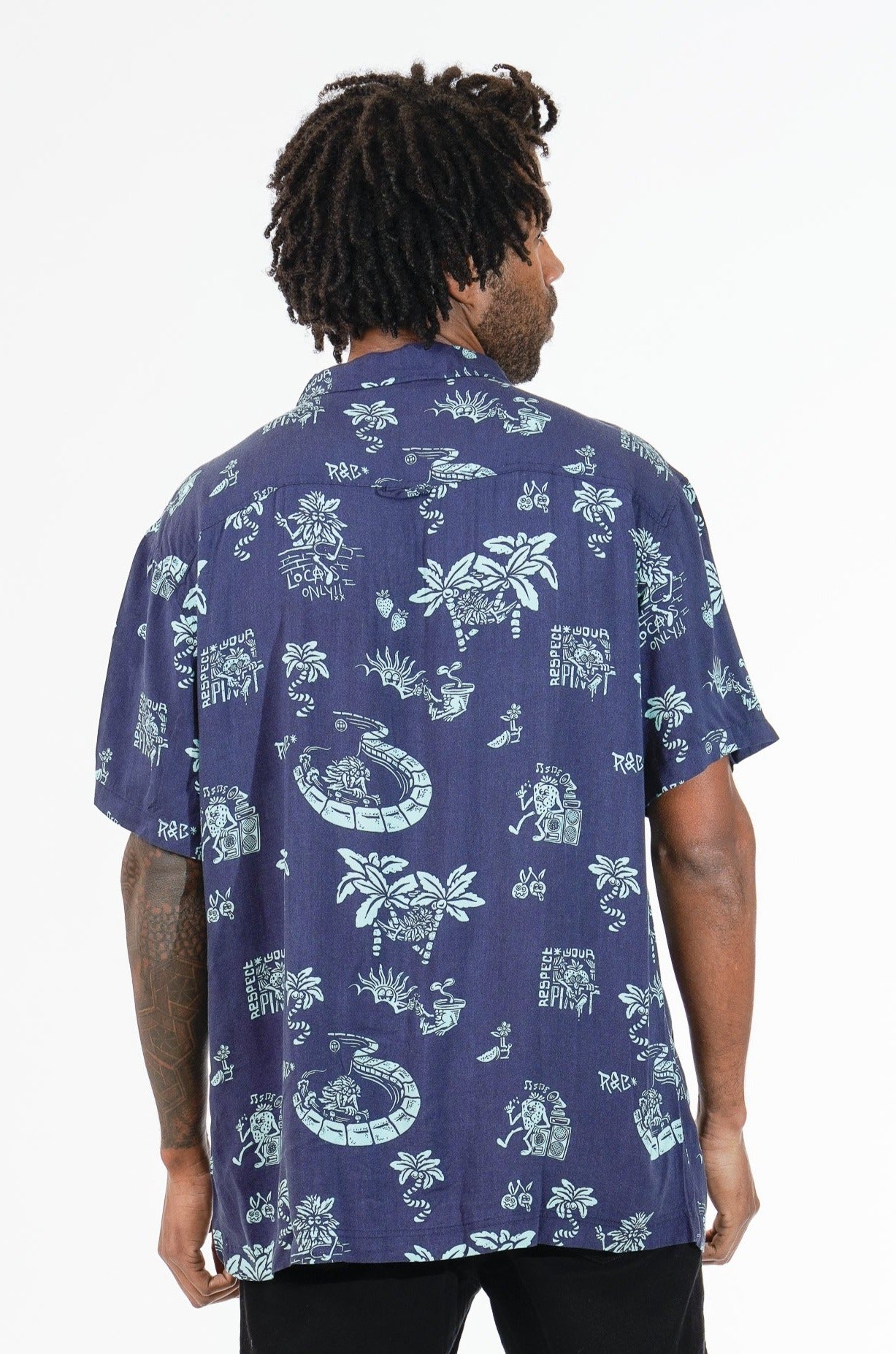 Shirt Guayabera Locals Dark Blue