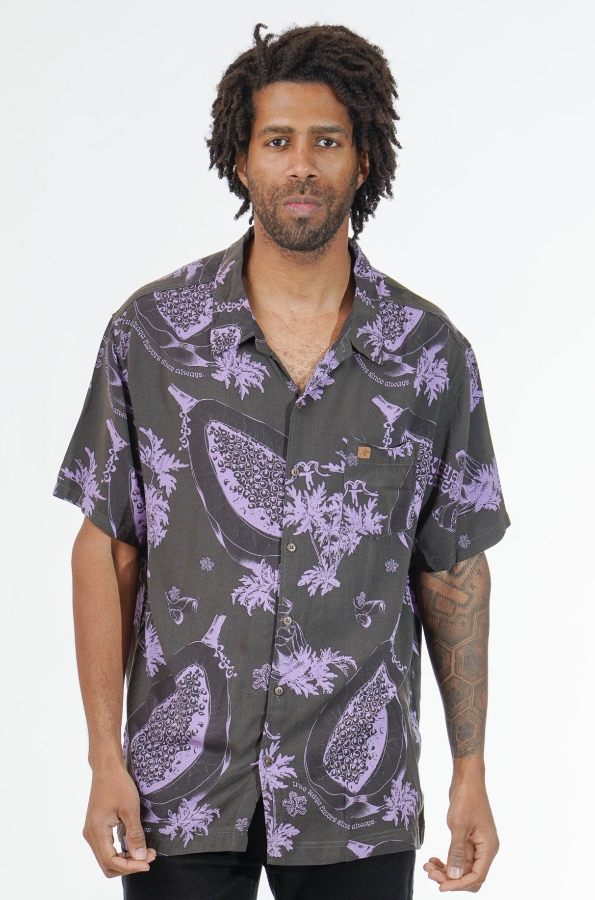 Shirt Guayabera Papaya Graphite