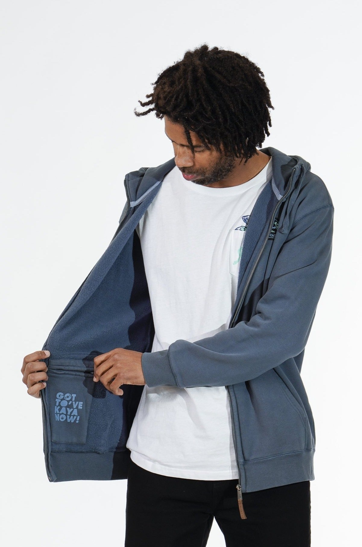 Full Zip Iso Navy Blue