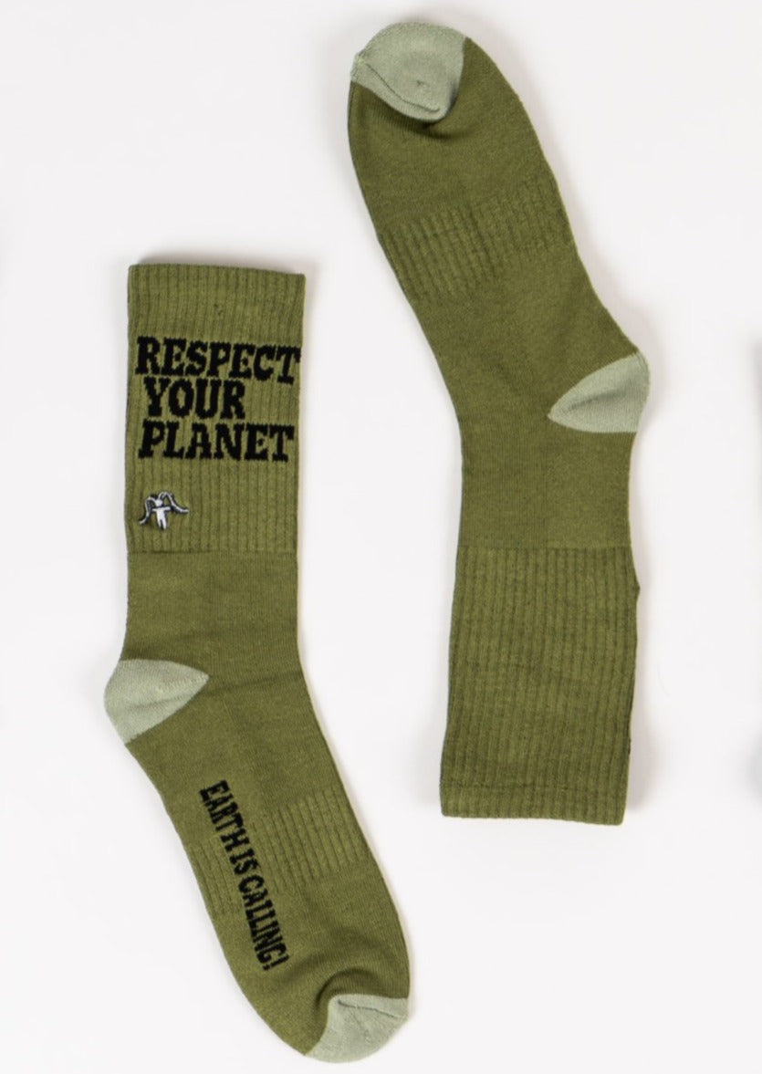 Socks Bamboo Respect Olive Green ♻️