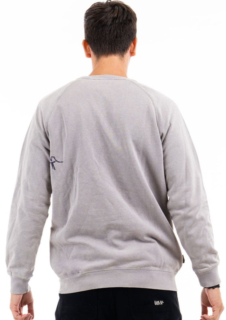 Crewneck Label Lila