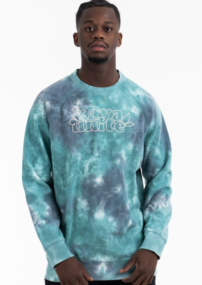 Crewneck Lines Tie Blue