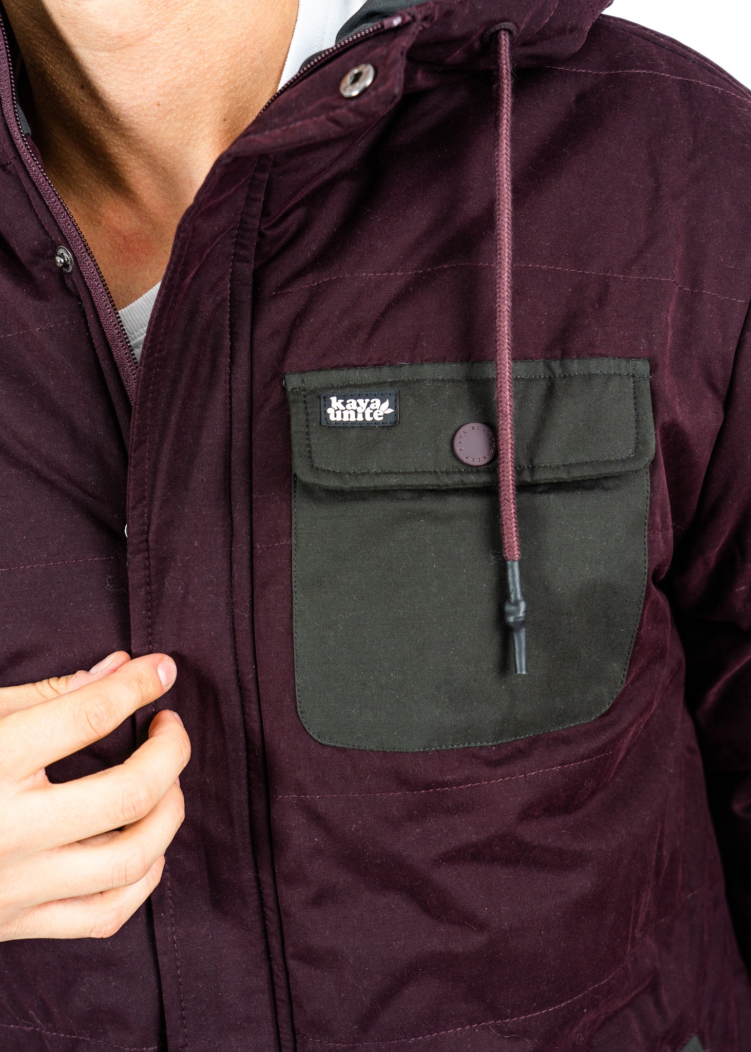 Jacket Surazo Puff Bordo
