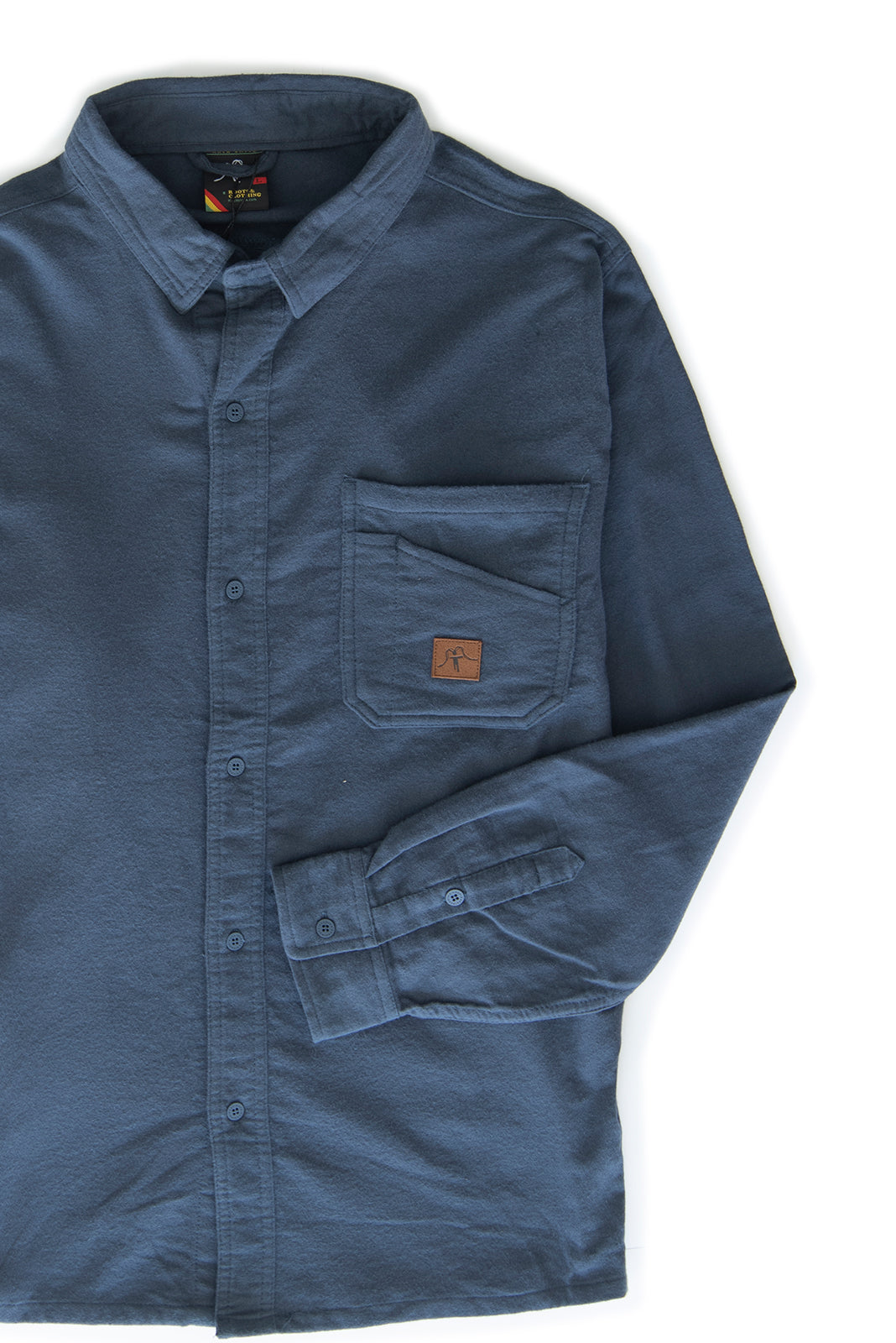 Shirt Cotton Navy India Ink