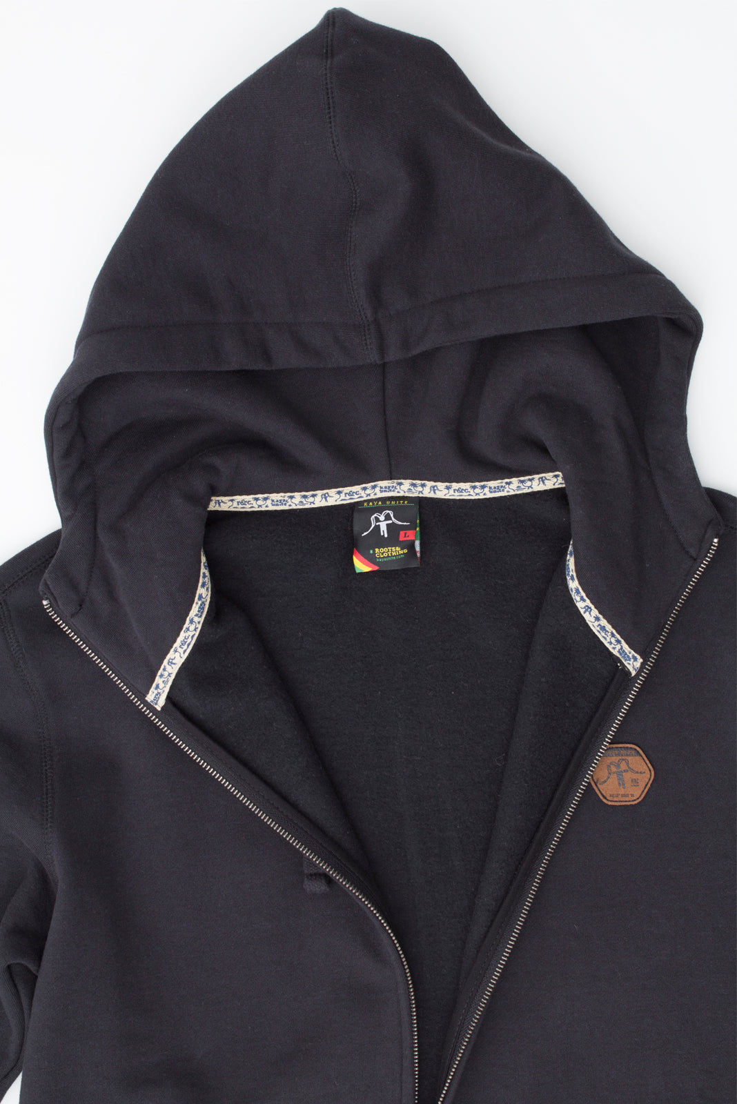 FULL ZIP SUEDE BLACK