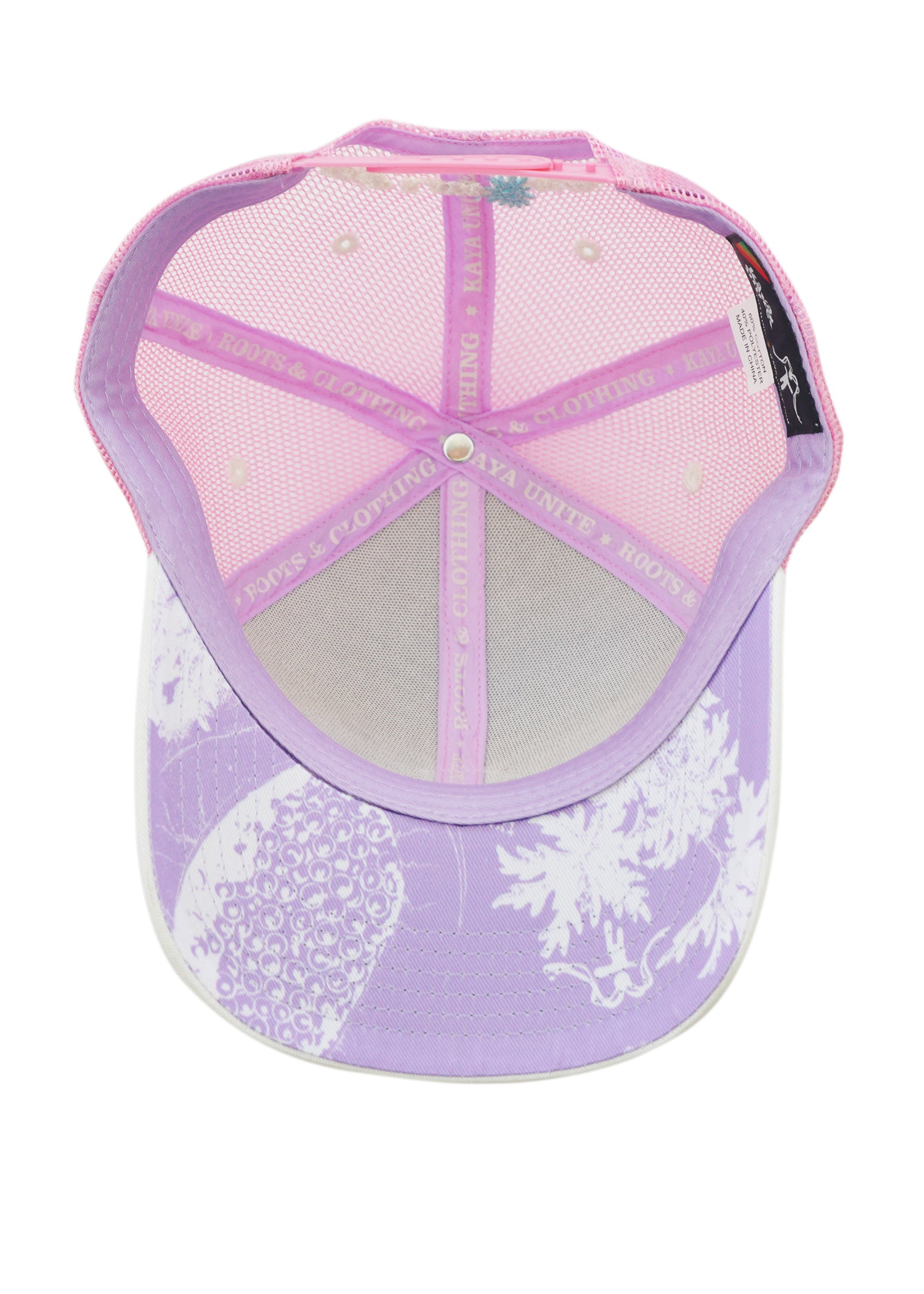 Cap Trucker Classic Bone/Coral