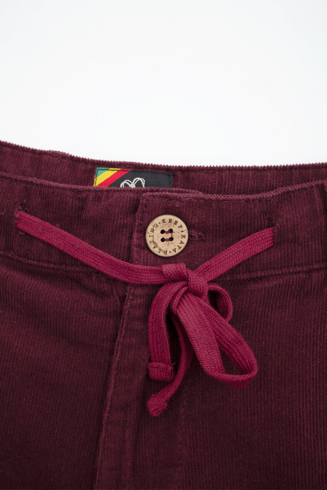 SHORT COTELÉ BORDO